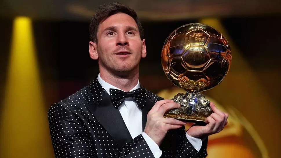 UNO MAS Y... El rosarino Messi intentará sumar su quinto trofeo, después de arrasar entre 2009 y 2012. ARCHIVO