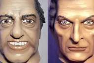 Furor por las máscaras de Macri y Scioli para Halloween