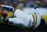 El festejo de Monzón, el goleador inesperado