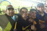 Cuatro tucumanos vivieron la fiesta de Boca