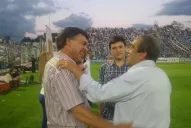 Hourcade fue homenajeado en la casa de Atlético