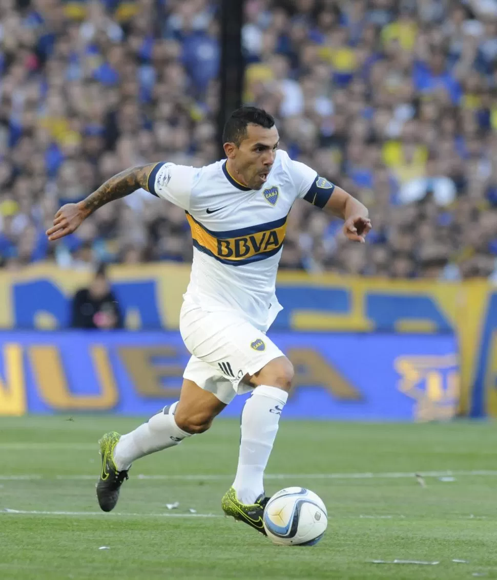 FIGURA CONSAGRADA. Carlos Tevez es una de las atracciones que tiene el torneo argentino. ¿Jugará en el Monumental? DYN. 