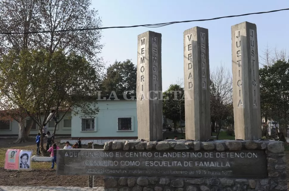 SEÑALIZADO. La Escuelita fue declarada como Sitio de Memoria y ahora será Lugar Histórico Nacional. LA GACETA / HÉCTOR PERALTA
