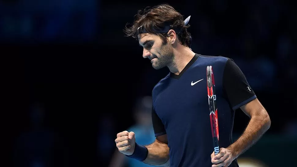 PISA FUERTE EN LONDRES. Federer le ganó a sus tres rivales en el grupo Stan Smith.
FOTO DE REUTERS