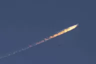 Turquía derribó un avión ruso en Siria por violar su espacio aéreo