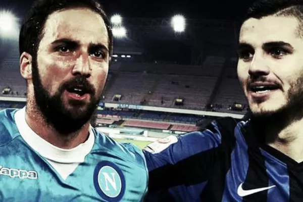 Napoli venció a Inter e Higuaín le ganó el duelo a Icardi