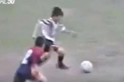 El video inédito del gol de Messi a los 12 años
