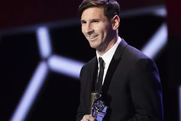 Messi fue elegido como el mejor de la Liga de España
