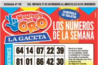 La grilla completa de los Números de Oro