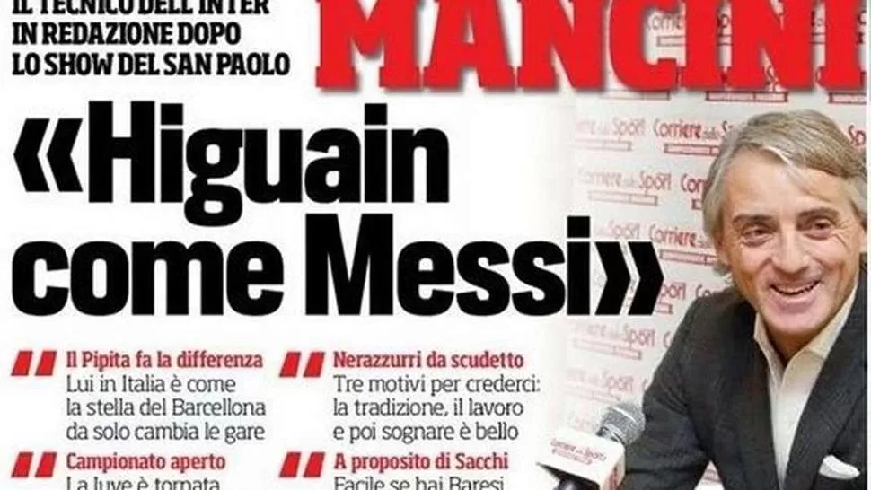 En Italia, Higuaín es como Messi