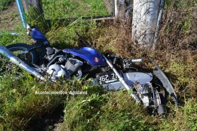 Un joven murió en el acto, tras chocar su moto de frente contra un auto