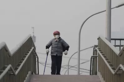 Pekin emitió un alerta roja por contaminación