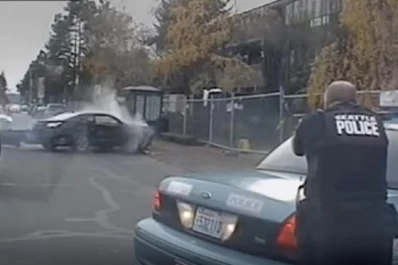 Tras una persecución de película, policías acribillan a un ladrón