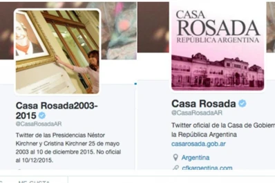 La cuenta de la Casa Rosada en Twitter dejará de ser oficial cuando asuma Macri