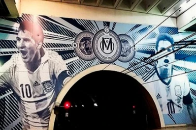 La nueva estación de subte, dedicada a Messi