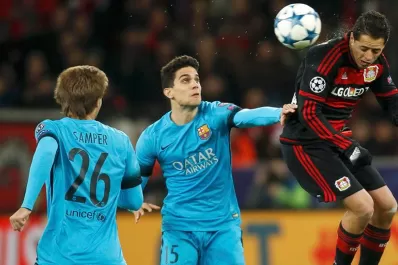 Barcelona y Bayer Leverkusen empataron 1-1