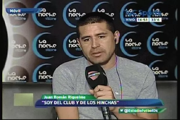 Riquelme: estoy orgulloso de ser un villero y de haberlo conseguido todo sin chuparle el culo a nadie