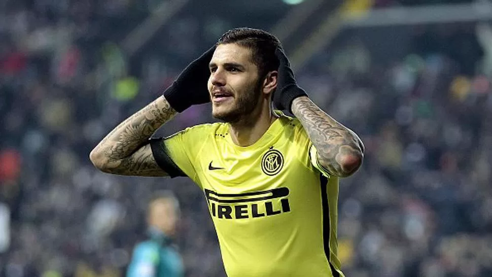 GOLEADOR. Icardi se despachó con otro doblete para Inter. (TyC Sports)
