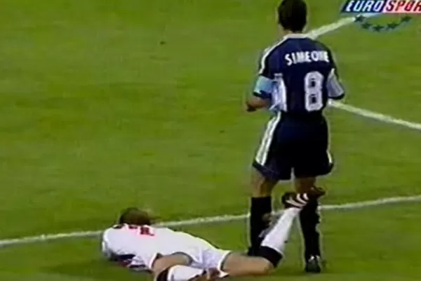 Beckham se confesó: la patada a Simeone cambió mi vida