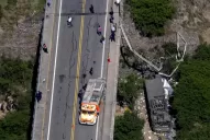 Las fotos de la tragedia de Gendarmería Nacional