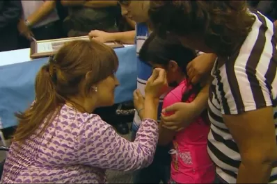 Michetti viajó a Santiago para despedir a los gendarmes fallecidos