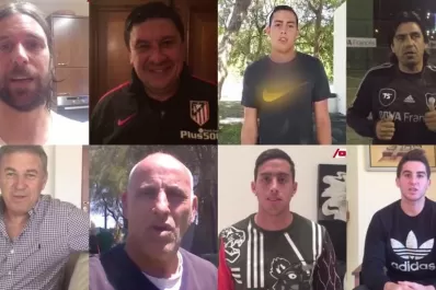 El video de los ex River para saludar al equipo en Japón