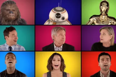 Los actores de Star Wars, a capella
