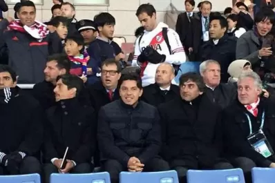 Gallardo espió a Barcelona y tomó apuntes para la final