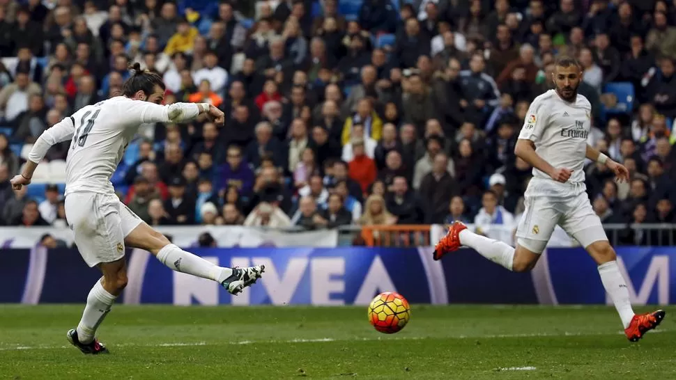 IMPARABLE. Bale fue uno de los goleadores de Real Madrid. (REUTERS)