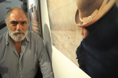 Tito Mangini reflexionaba con la imagen