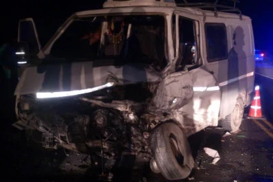 Anoche hubo un triple choque en la ruta 9, en Vipos