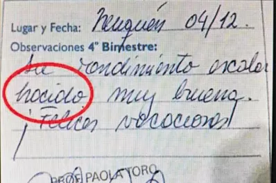 Escándalo por el error de ortografía de una directora