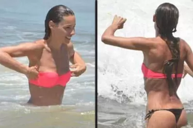 Punta del Este: preocupa la delgadez de Pampita