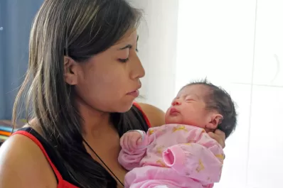 Valentina y Milagros, las dos primeras bebas de 2016