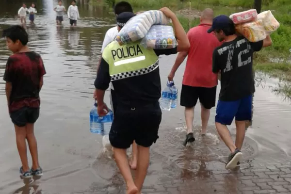 Por las lluvias hubo evacuados en Arcadia y Villa Quinteros