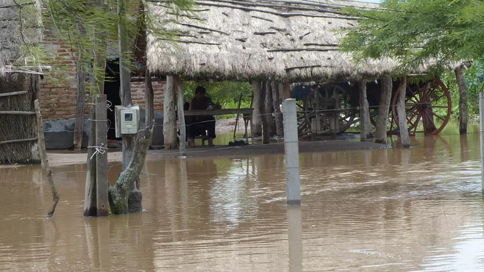 SUD DE LAZARTE. En esta localidad del sur tucumano la situación es desesperante. LA GACETA / FOTO DE OSVALDO RIPOLL