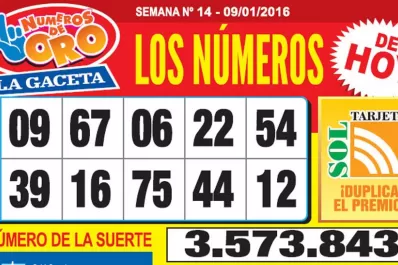 Los Números de Oro de LA GACETA