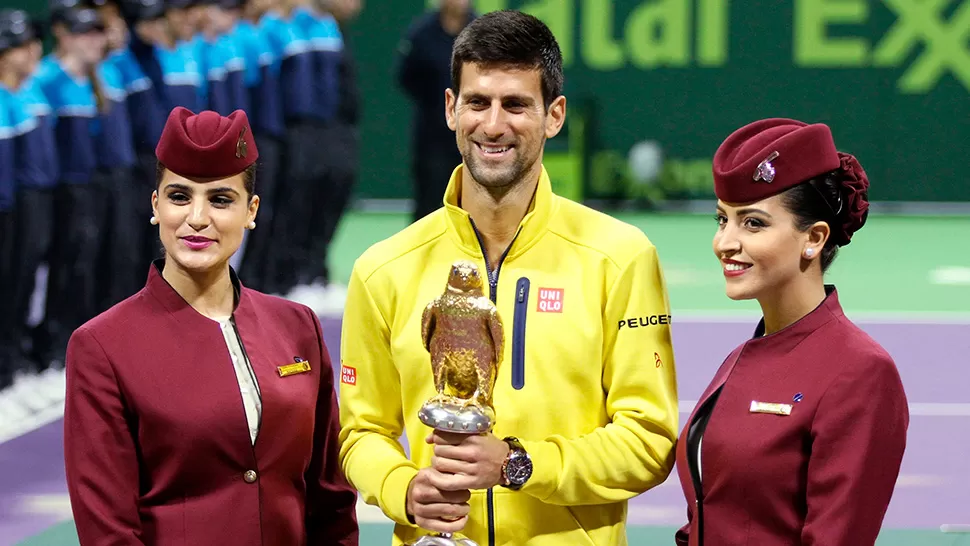 CASI IMPOSIBLE VENCERLE. La sentencia, referida a Djokovic, pertenece a Rafa Nadal.
FOTO DE REUTERS