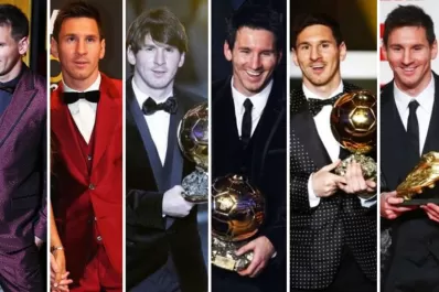 Balón de Oro: los trajes que usó Messi en las entregas anteriores
