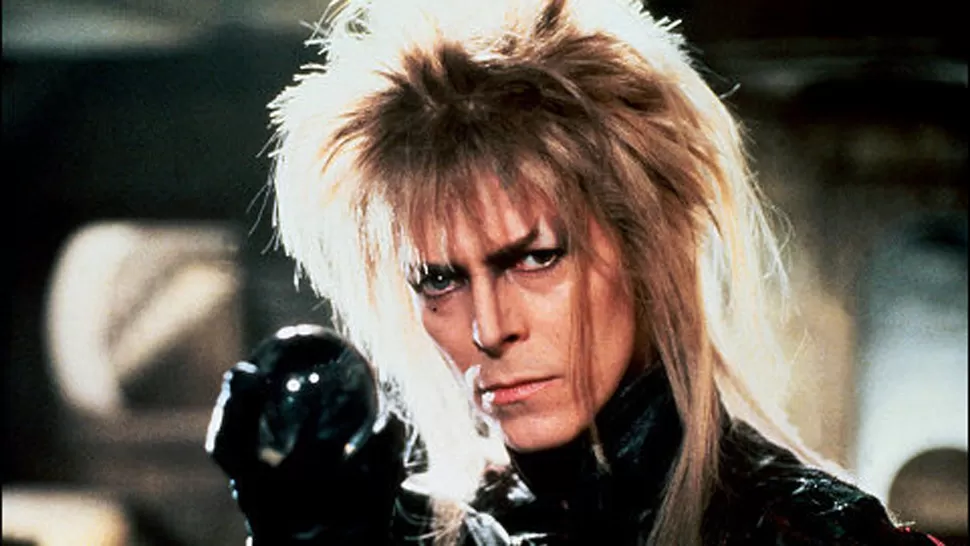 LABERINTO. Bowie encarnó a Jareth, el rey de los Goblins. CAPTURA DE PANTALLA.