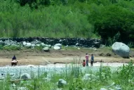Por el peligro de una crecida, instan a no bañarse ni pescar en la Quebrada de Lules
