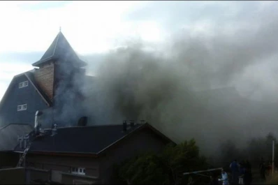 Hubo un principio de incendio del hotel Alto Calafate, de la familia Kirchner