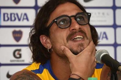 Una lesión postergó el debut de Osvaldo en Boca