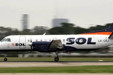 La aerolínea Sol presentó la quiebra y canceló todos sus vuelos