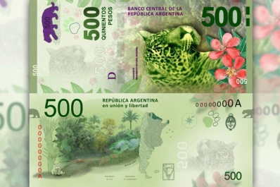 El Banco Central emitirá billetes de $ 200, $ 500 y $ 1.000 con figuras de animales