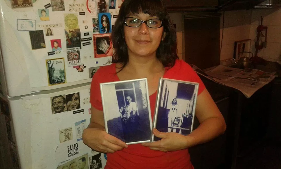 MILITANTE DE DDHH. Coronel es hija de víctimas del terrorismo de Estado. foto tomada del facebook de maría coronel