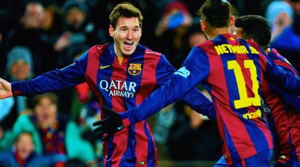 GOLASOS. Messi y Neymar. FOTO TOMADA DE BLEACHERREPORT. COM