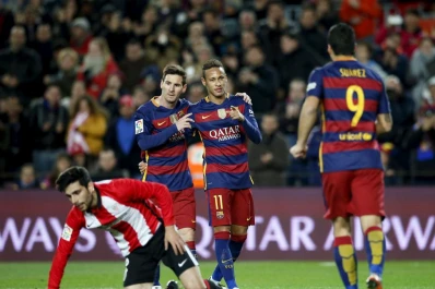 Armaron la fiesta para Messi