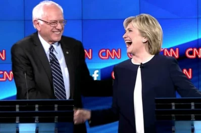 Hillary Clinton y Bernie Sanders midieron fuerzas en el último debate presidencial