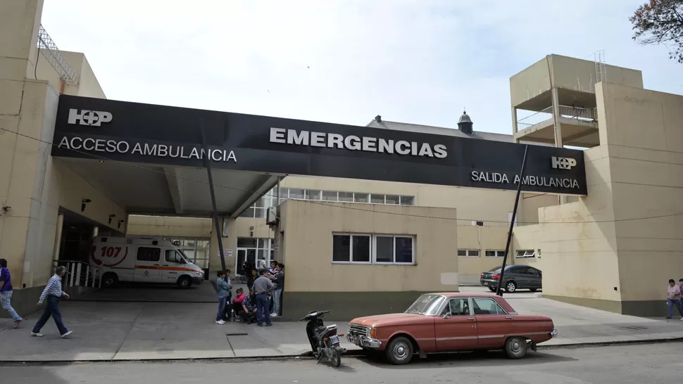 HOSPITAL PADILLA. Imagen de la guardia del nosocomio. ARCHIVO